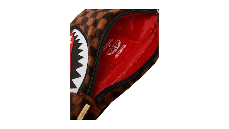 Sprayground Furrr Sharks In Paris Savvy Crossbody Multicolor