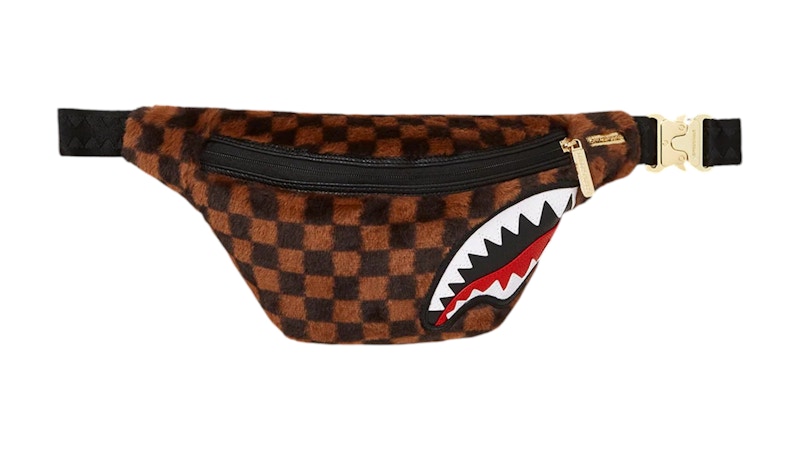 Sprayground Furrr Sharks In Paris Savvy Crossbody Multicolor