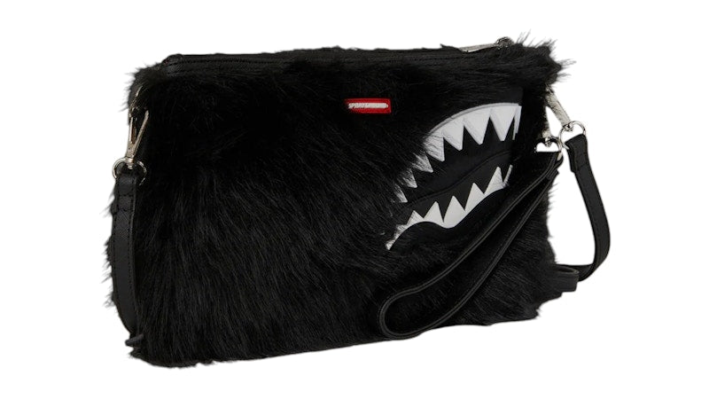 Sprayground Furzilla Shark Night Crossover Clutch Bag Multicolor