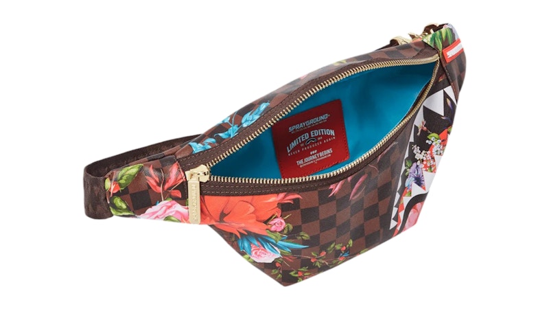 Sprayground Garden Of Sharks Savvy Crossbody Multicolor