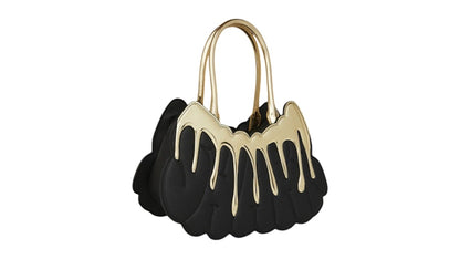 Sprayground Goldheart Shark Drip Handbag Multicolor