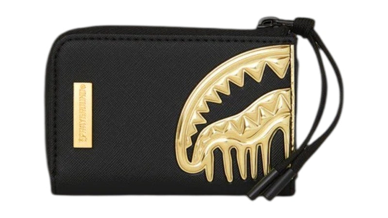 Sprayground Goldheart Shark Drip Wallet Multicolor