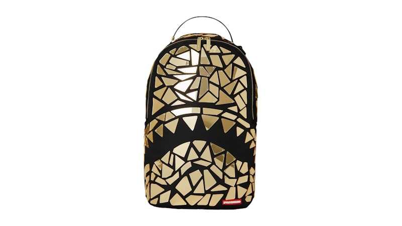Sprayground Hand Made Mirror Shark Burst Backpack Multicolor