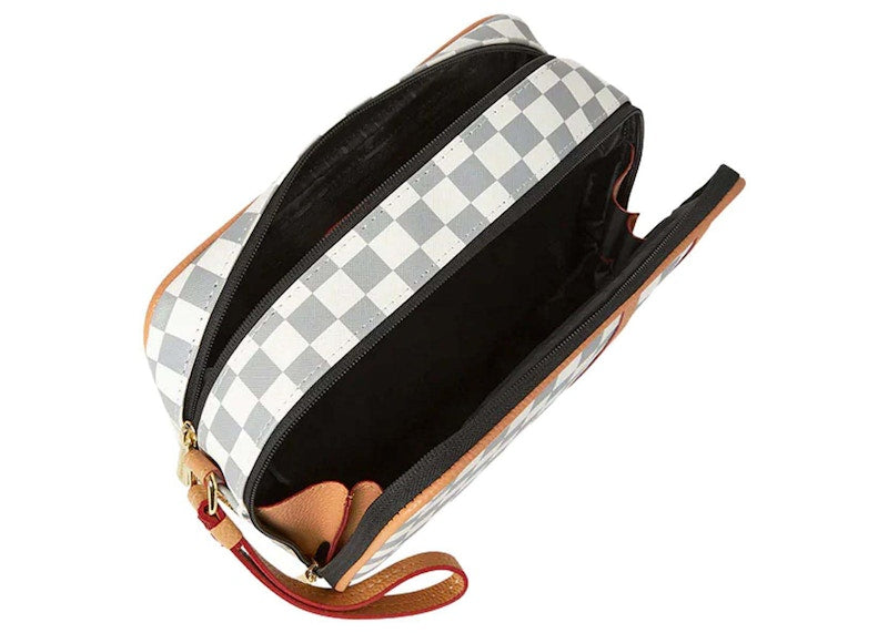 Sprayground Henny Raceway Cream Brick Toiletry Grey