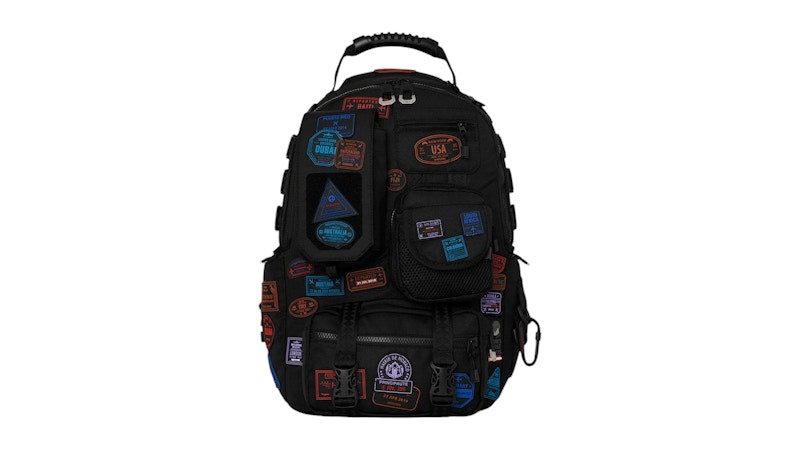 Sprayground James First Class I Got These Stamps Backpack Multicolor