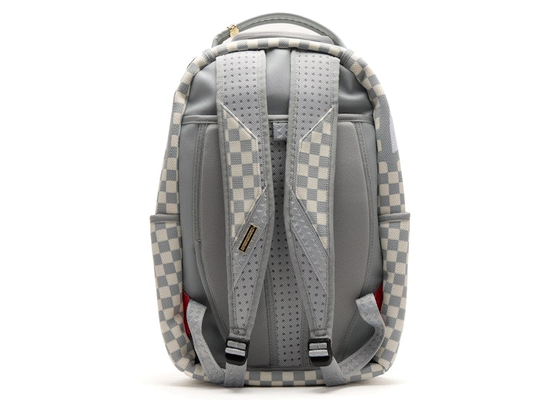 Sprayground Knit Sharks In Paris In Cream DLX Backpack Multicolor