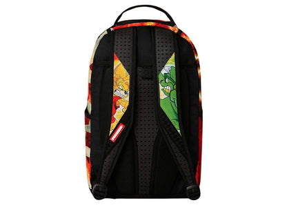 Sprayground Kombat Of The Bears (DLXSR) Backpack Yellow/Green/Red