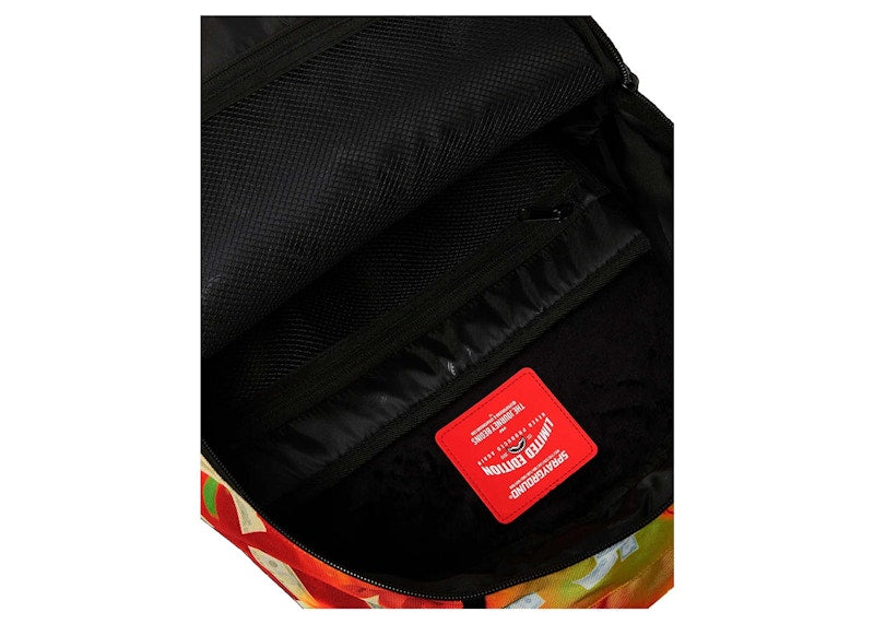 Sprayground Kombat Of The Bears (DLXSR) Backpack Yellow/Green/Red