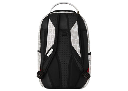 Sprayground Leopard Burner Embossed DLXSV Backpack White/Grey
