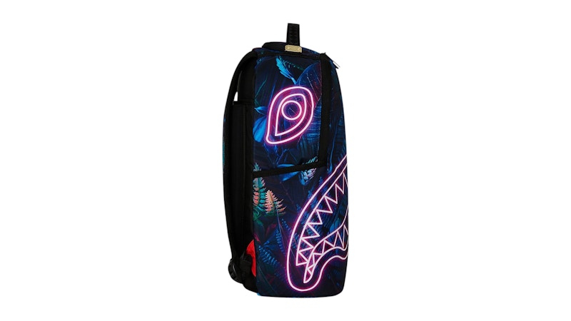Sprayground Magenta Neon Jungle DLXR Backpack Multicolor