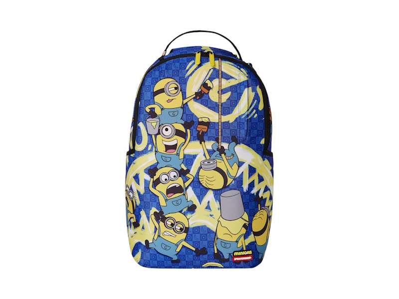 Sprayground Minion Banana Mayhem DLXR Backpack Multicolor