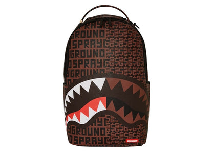 Sprayground Money Split DLX Backpack Tan/Check