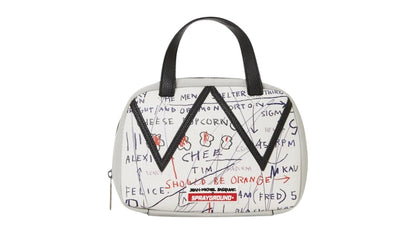 Sprayground Official Basquiat Untitled (Cheese Popcorn) 1983 Handbag Multicolor