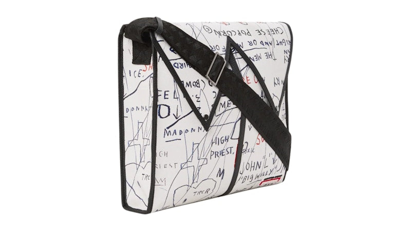 Sprayground Official Basquiat Untitled (Cheese Popcorn) 1983 Sling Messenger Multicolor