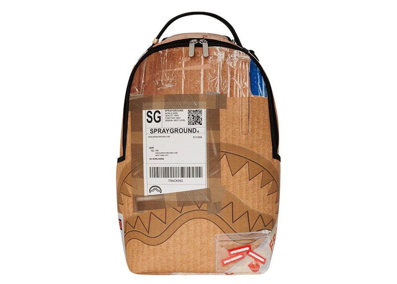 Sprayground Overnight Delivery Backpack Brown