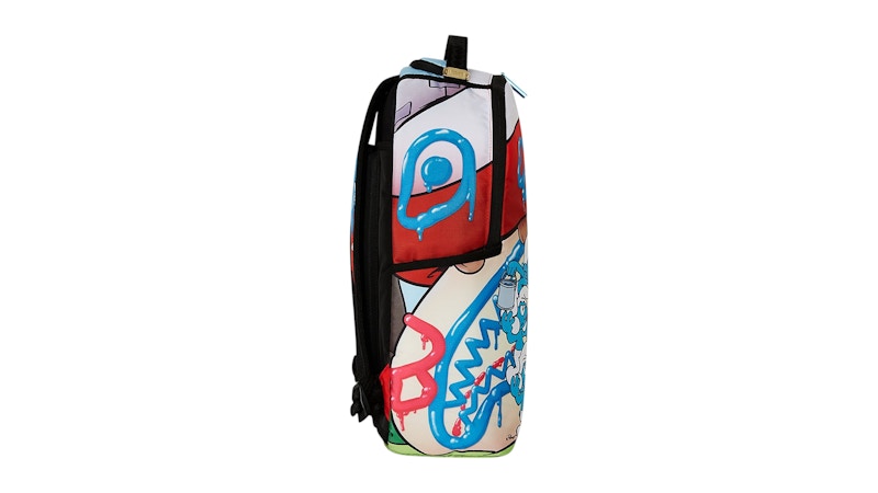 Sprayground Painting Smurfs DLXR Backpack Multicolor