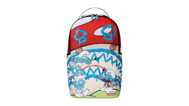 Sprayground Painting Smurfs DLXR Backpack Multicolor
