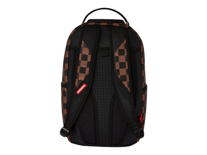 Sprayground Peeking Character Check Backpack Backpack Black Brown