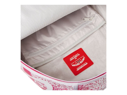 Sprayground Pink Vandal Backpack Backpack PInk White