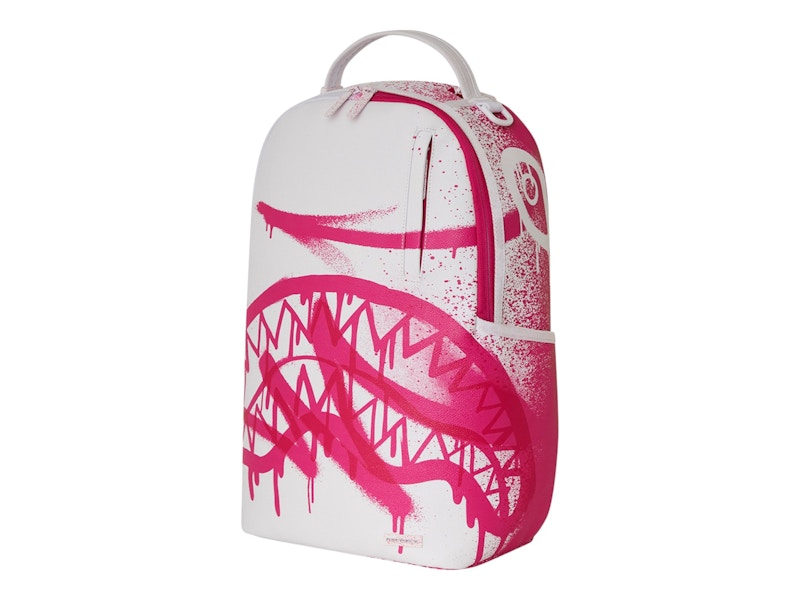 Sprayground Pink Vandal Backpack Backpack PInk White