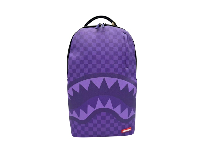 Sprayground Purple Shark Sharks In Paris DLXSV Backpack Purple