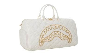 Sprayground Riviera Le Blanc Gold Chain Shark Duffle Multicolor