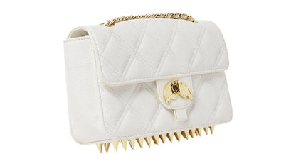 Sprayground Riviera Le Blanc Gold Chain Shark Handbag Multicolor