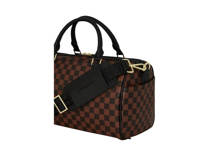 Sprayground Sawtooth Sharks in Paris Mini Duffle Brown