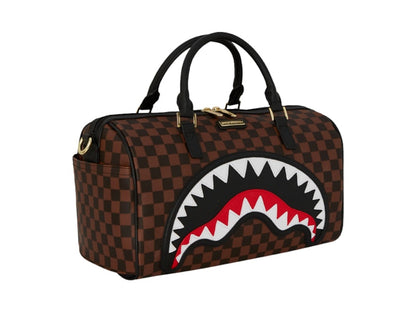 Sprayground Sawtooth Sharks in Paris Mini Duffle Brown