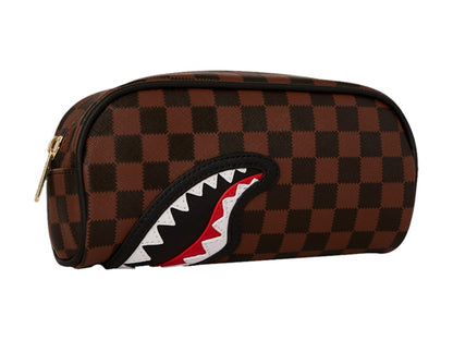Sprayground Sawtooth Sharks in Paris Pencil Pouch Brown
