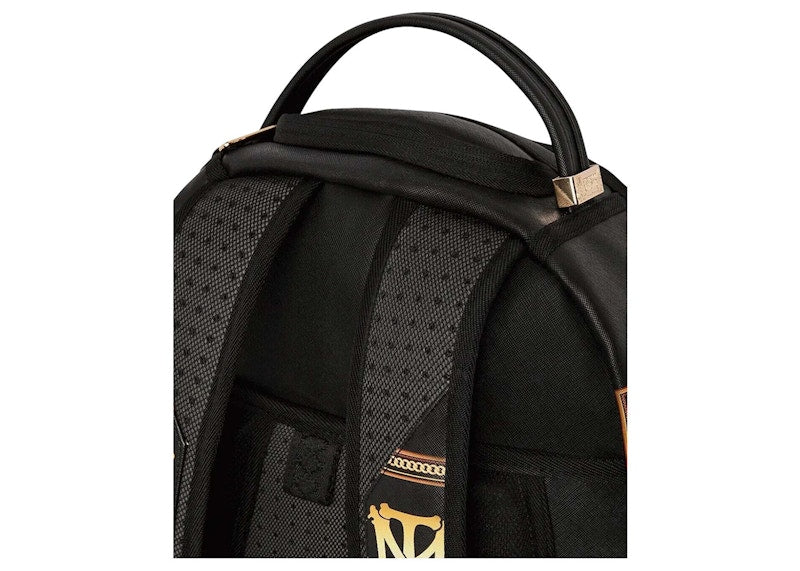 Sprayground Scarface Stairs Tony Montana Backpack Black/Gold