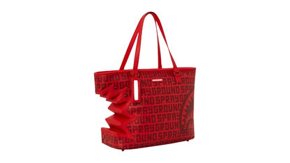 Sprayground Shark Bite Infared Tote Multicolor