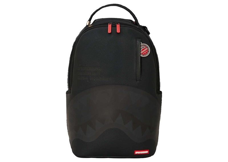 Sprayground Shark Central Black Out (DLXSV) Backpack Black