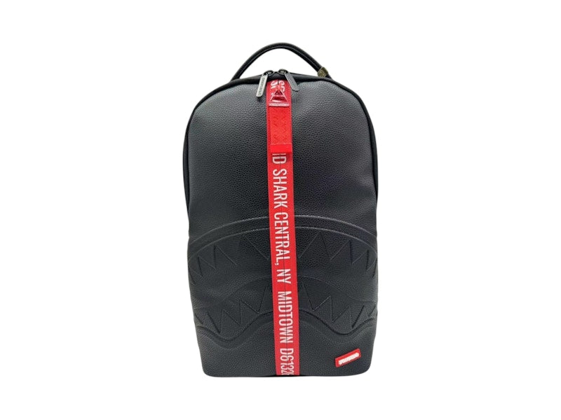 Sprayground Shark Central Next Stop Zip DLXSV Backpck Backpack Black
