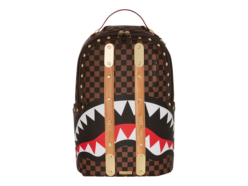 Sprayground Shark Classic Backpack Black Brown