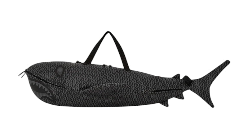 Sprayground Sharkfinity Stealth Pilot Shark Shape Duffle Multicolor