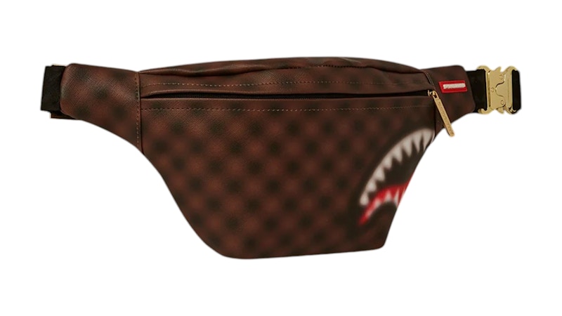 Sprayground Sharks In Paris Blur Effect Savvy Crossbody Multicolor
