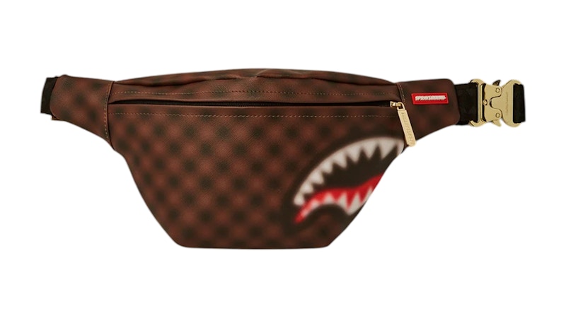 Sprayground Sharks In Paris Blur Effect Savvy Crossbody Multicolor