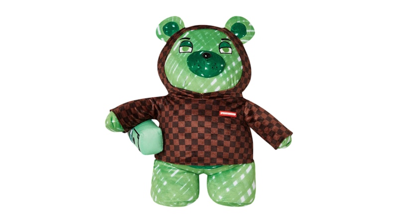 Sprayground Sharks In Paris Fade Away Hoodie Moneybear Teddybear Backpack Multicolor