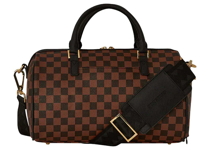 Sprayground Sip Lenticular Chomp Duffle Brown