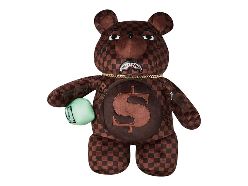 Sprayground Sip Lenticular Chomp Moneybear Backpack Backpack Black Brown