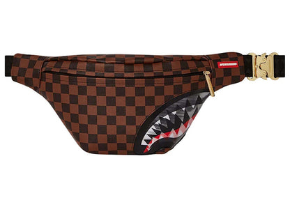 Sprayground Sip Lenticular Chomp Savvy Crossbody Brown