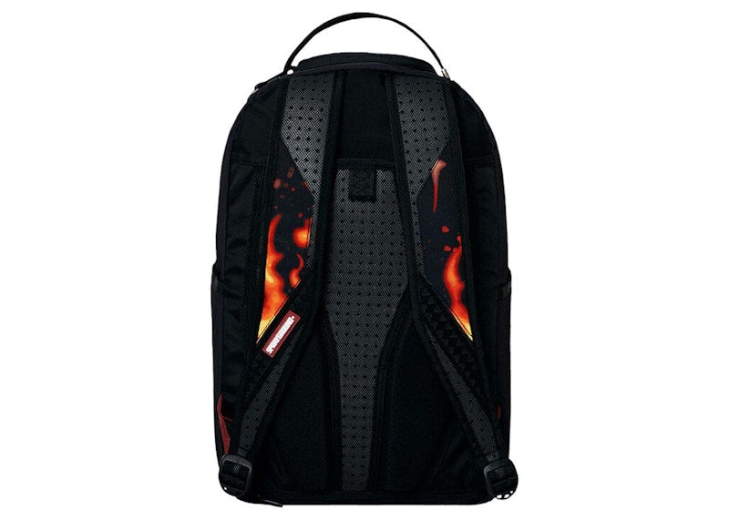Sprayground Skull Destroyer (DLXSR) Backpack Black/Red-Orange