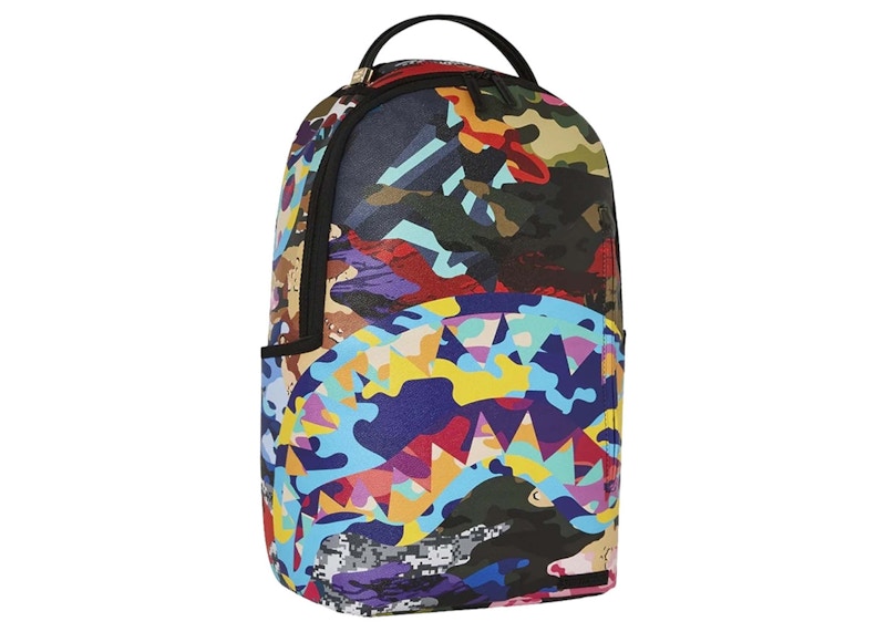 Sprayground Sliced And Diced Camo Backpack Multi Camo