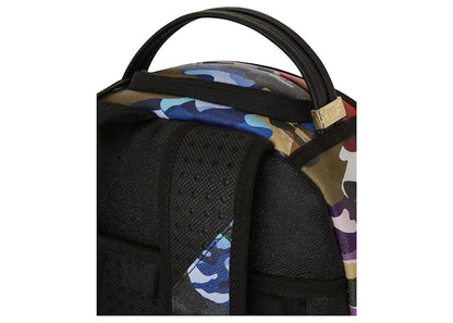 Sprayground Sliced And Diced Camo Backpack Multi Camo