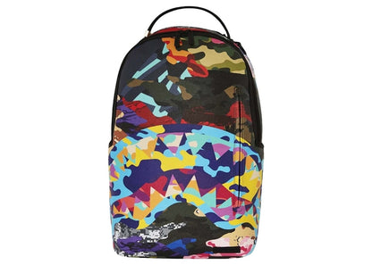 Sprayground Sliced And Diced Camo Backpack Multi Camo