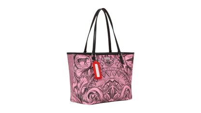 Sprayground Society Of Sharks Tote Multicolor