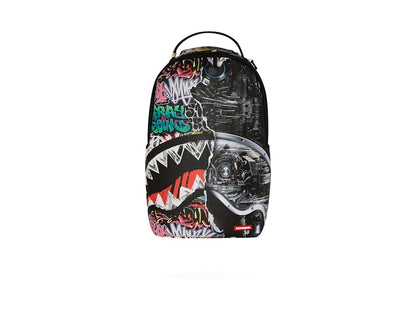Sprayground Split Cybershark DLXSV Backpack Black