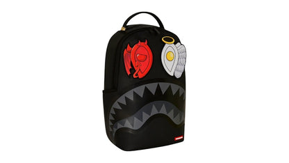 Sprayground Split Saint Velcro Removable 6 Eyes Shark Backpack Multicolor