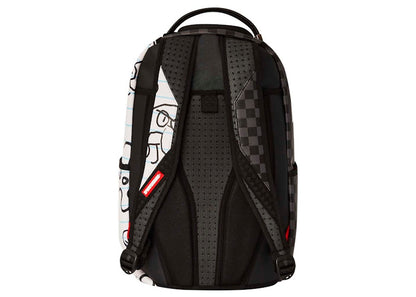 Sprayground Sponge Bob Doodle Reveal Backpack Grey/White